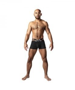 Male Power Infinite Comfort Amplifying Strappy Pouch Short Black