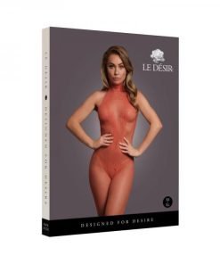 Le Desir Fishnet And Lace Bodystocking Sunset Glow