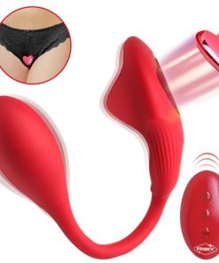Double Love Connection Silicone Panty Vibe With Remote Control