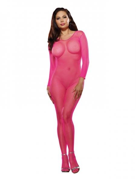 Body Stocking Neon Pink O S Queen