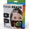 Hott Products Maskerade Masks Pride Gay Again Rainbow Kiss Pack Of 3