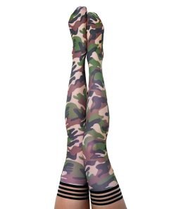 Kixies Alex Thigh High Camouflage A