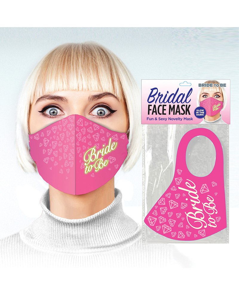 Bride To Be Face Mask Pink