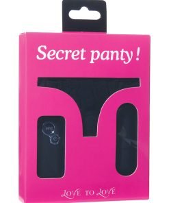 Secret Panty Vibrating Panty Black