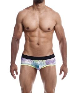 Male Basics Mob Aero Brief Green Dye