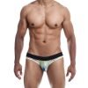Male Basics Mob Aero Jock Green Dye