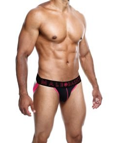 Male Basics Neon Jockstrap Coral