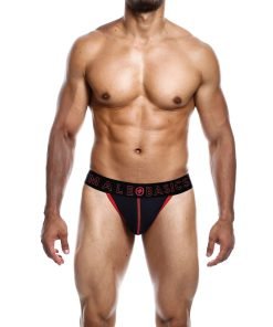 Male Basics Neon Thong Red