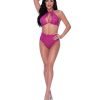 Berrylicious Lace Halter Top Panty Pink