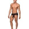 Hoser Stretch Mesh Micro Mini Shorts Black