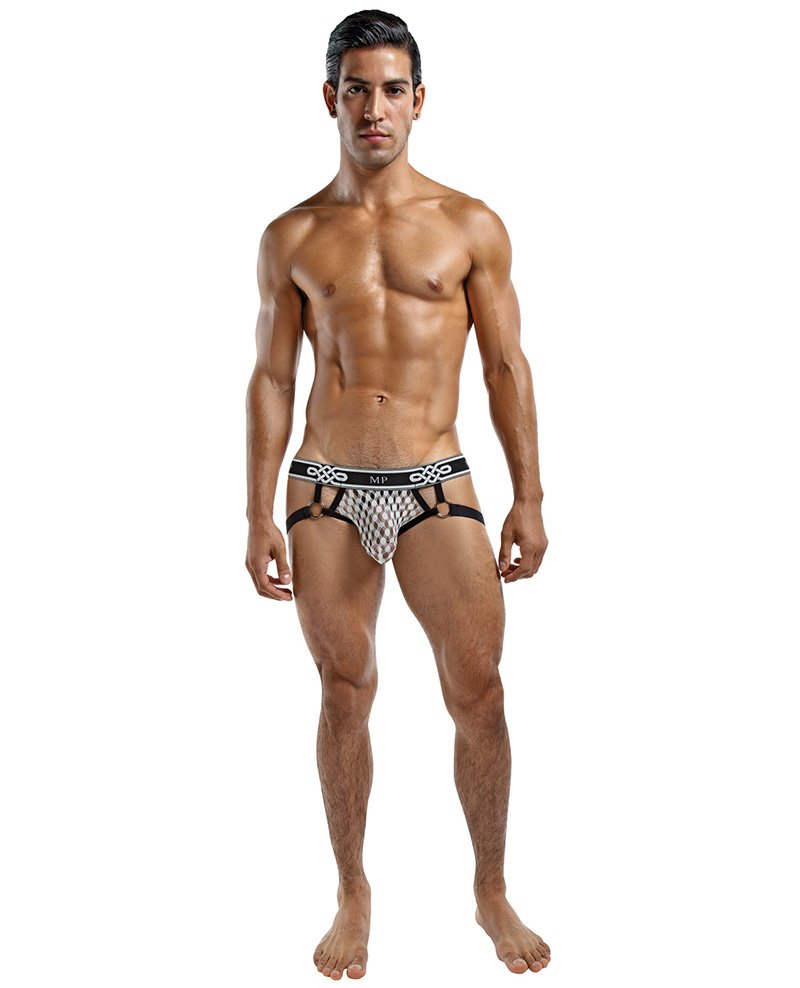 Peep Show Jock Strap Ring White L Xl