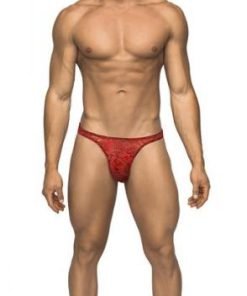 Male Power Bong Thong Red