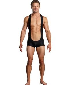 Male Power Sling Short Black