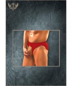 Pouchless Brief Red O S