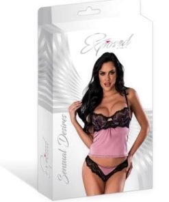 Sensual Desires Cami Cheeky Panty Mauve