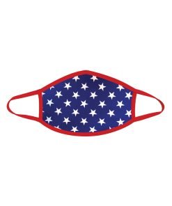 Neva Nude Murica Usa Blue Star Mask W 100 Cotton Liner Red