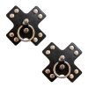 Burlesque Pierced N Punked Leather Metal X Silicone Reusable Nipztix Black O S