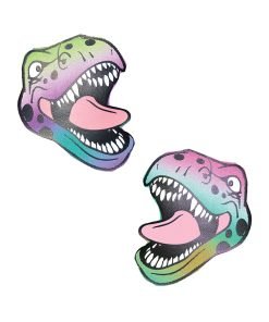 Neva Nude Reflective Dinosaur Pasties Rainbow O S