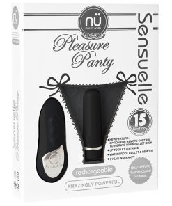 Sensuelle Pleasure Panty Bullet Remote Control Black O S
