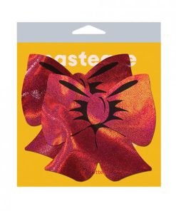 Pastease Red Holographic Bow Fuller Coverage