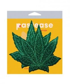 Pastease Pot Leaf Glitter Green Fuller Coverage