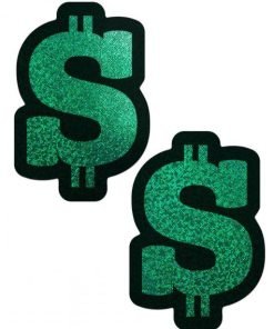 Pastease Green Glitter Dollar Sign