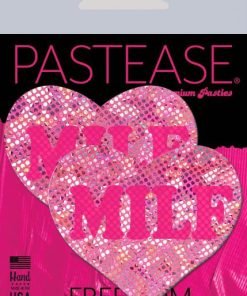 Pastease Love Milf Neon Pink Disco Heart