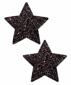 Pastease Sparkle Black Stars