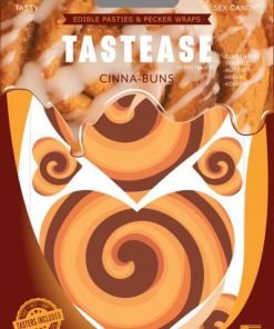 Tastease Cinna Bun Edible Nipple Pasties Pecker Wraps