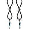 Bijoux De Nip Nipple Halos Star Charm Blue Black
