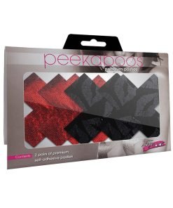 Stolen Kisses X Pasties Red Black 2 Pack