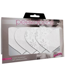 Luminous Hearts Pasties White 2 Pack