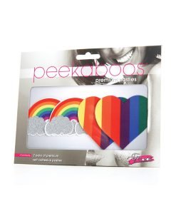 Peekaboos Pride Glitters Rainbows Hearts Pack Of 2