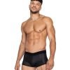 Master Trunks W Contoured Pouch Black