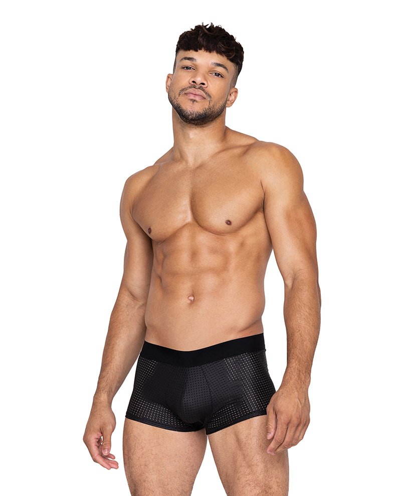 Master Trunks W Contoured Pouch Black
