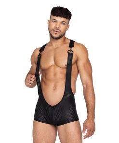 Master Singlet W Hook Ring Closure Contoured Zipper Pouch Black