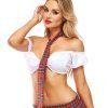 Teachers Pet School Girl Tie Red O S