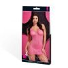 Lapdance Leopard Lace Mini Dress Pink O S