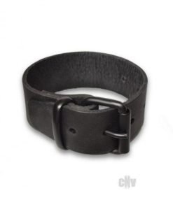 Prowler Red Leather Buckle Bicep Band