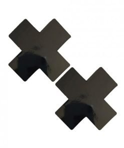 Neva Nude Dom Queen Status Wet Vinyl X Pasties Black Qn