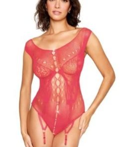 Seamless Butterfly Garter Teddy Watermelon