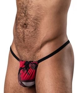 Cumouflage Posing Strap Red O S